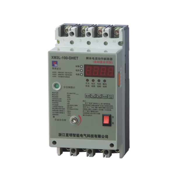 自動(dòng)重合閘型智能三相剩余電流動(dòng)作斷路器集成了傳統(tǒng)的斷路器（熔斷器）、接觸器、過(guò)載（或過(guò)壓、漏電等）保護(hù)繼電器、啟動(dòng)器、隔離器等主要功能，具有遠(yuǎn)距離自動(dòng)控制和本地直接控制功能，具有面板顯示及信號(hào)報(bào)警功能，具有過(guò)壓保護(hù)、欠壓保護(hù)、過(guò)流保護(hù)、漏電保護(hù)等功能，具有體積小、可靠性高、短路分?jǐn)嗄芰?qiáng)、飛弧距離短等優(yōu)點(diǎn)。適用于三相四線(xiàn)中性點(diǎn)直接接地TT接地系統(tǒng))的低壓電網(wǎng)。用來(lái)對(duì)人身觸電危險(xiǎn)提供間接接觸保護(hù)，也可對(duì)線(xiàn)路或用電的接地故障、過(guò)電流、短路等進(jìn)行保護(hù)?！?></div>
          <div   id=